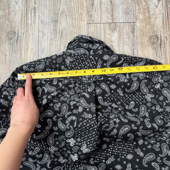 Gitman Bros Vintage Bandana Button Down Long Sleeve Western Made in USA Small - Picture 4 of 9